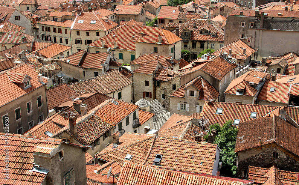 Beautiful view of Kotor, Montenegro