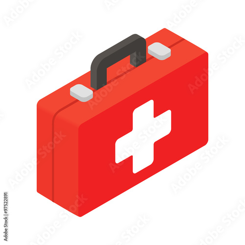 First aid isometric 3d icon