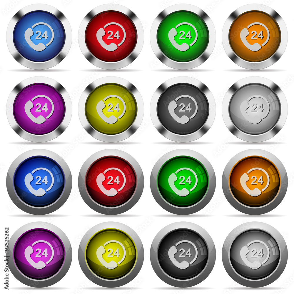 Full day support button set Full day support button set