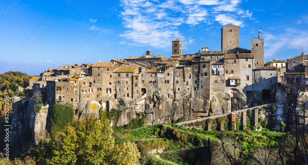 most beauiful medieval villages of Italy -Vitochiano (Viterbo province)