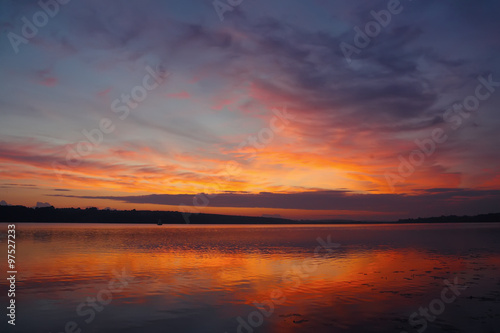 Sunset on the lake © pilat666