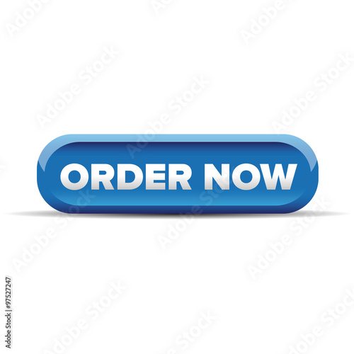 Order now button blue vector