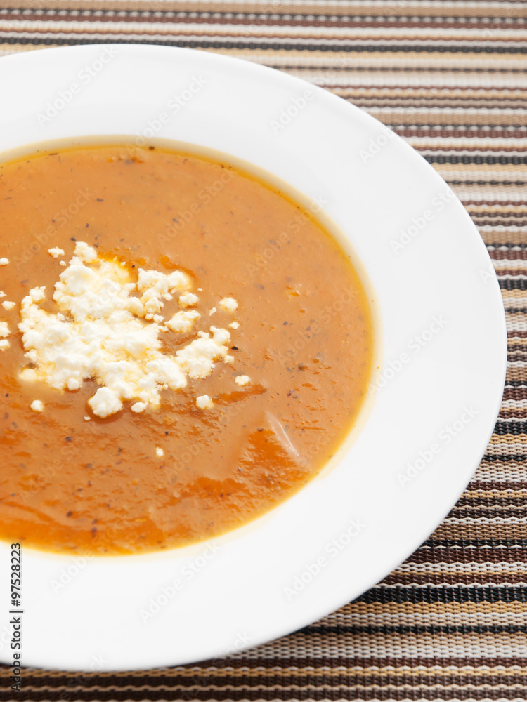 Mushroom soup with cheese Mushroom soup with cheese