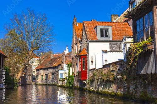 lanmarks of Belgium - beautiful Brugge photo