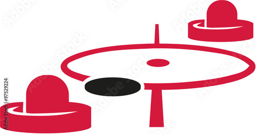 Air hockey game