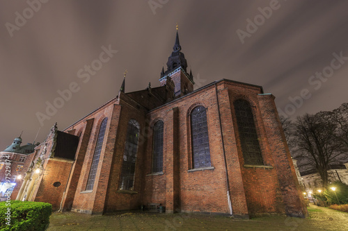 The famous Church of the Holy Spirit of Copenhagen, Denmark