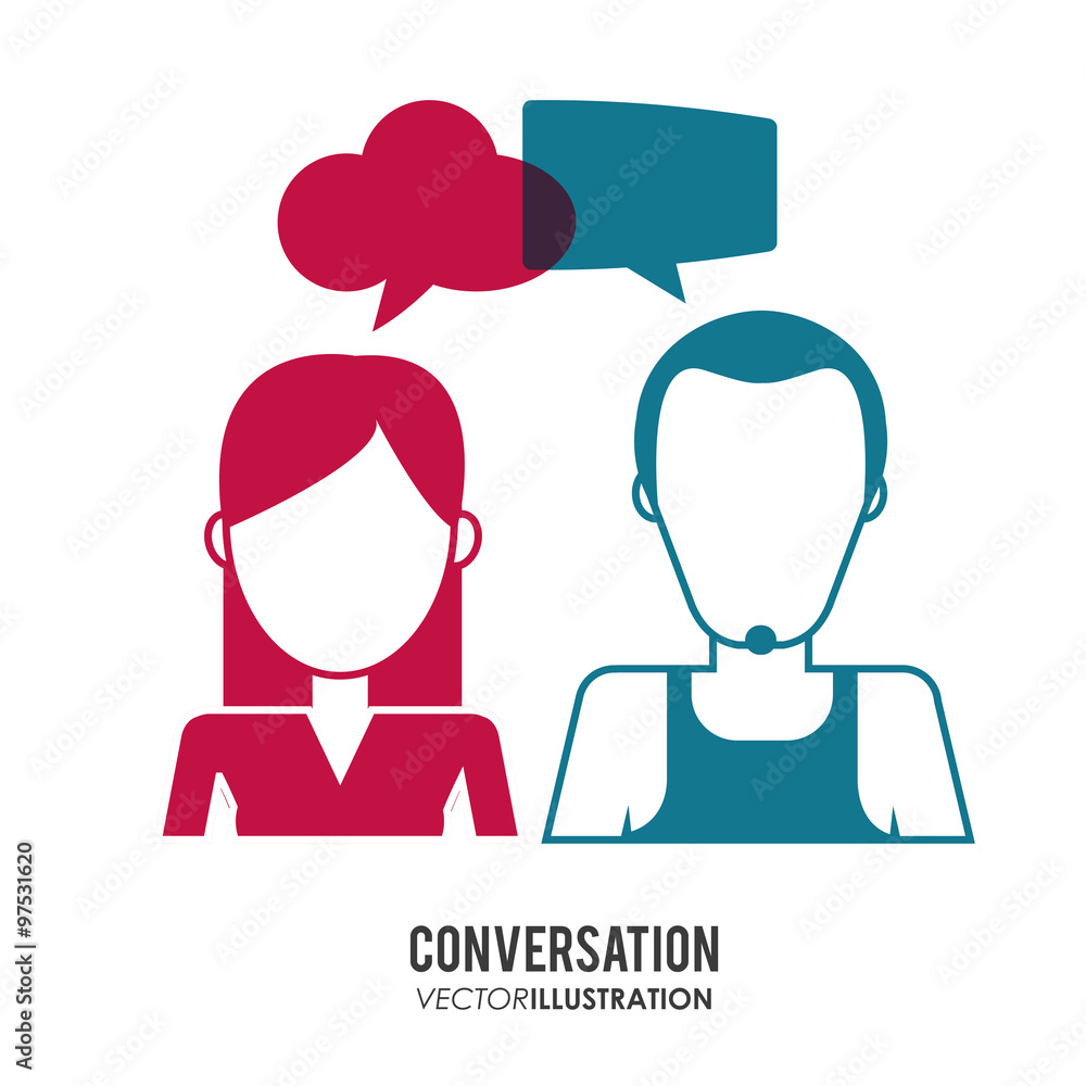 Conversation icons design Conversation icons design