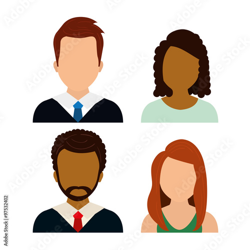People profile graphic
