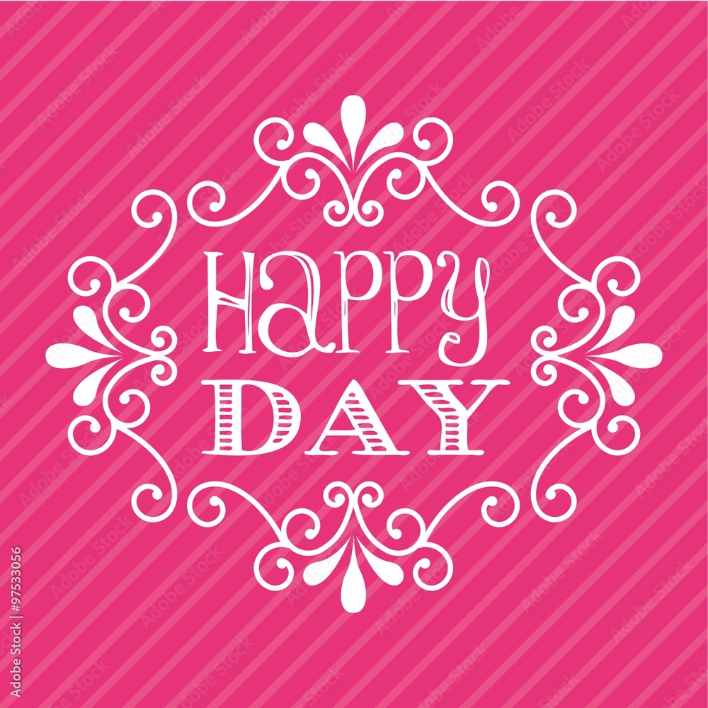 Naklejka premium happy birthday design 