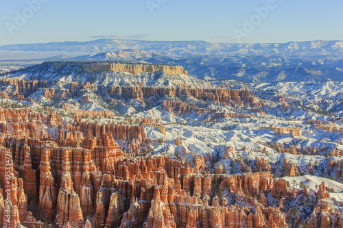 Superb view of Inspiration Point of Bryce Canyon National Park