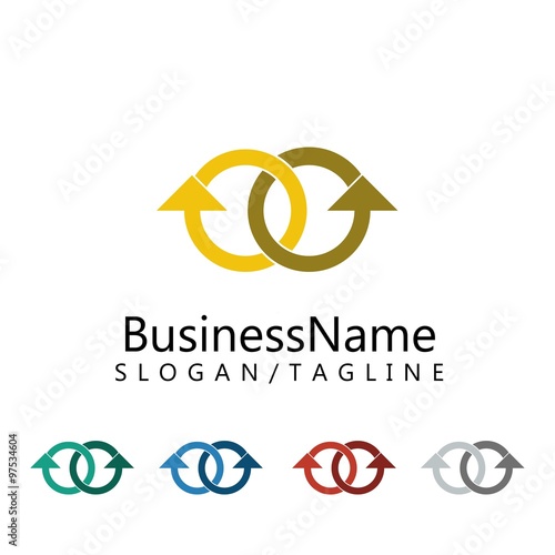 Arrow vector logo icon
