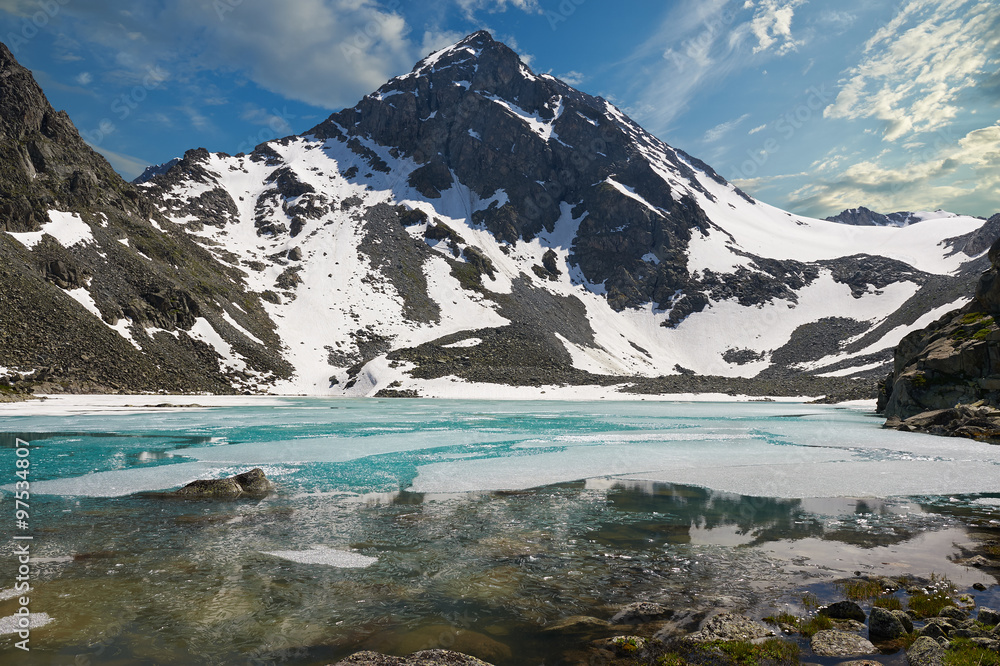 Beautiful summer landscape, Altai mountains Russia. Beautiful summer landscape, Altai mountains Russia.
