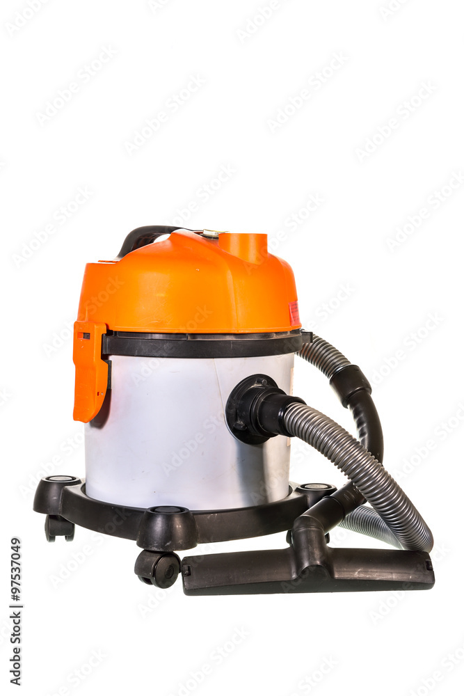 Vacuum cleaner for large cleaning on white background Vacuum cleaner for large cleaning on white background