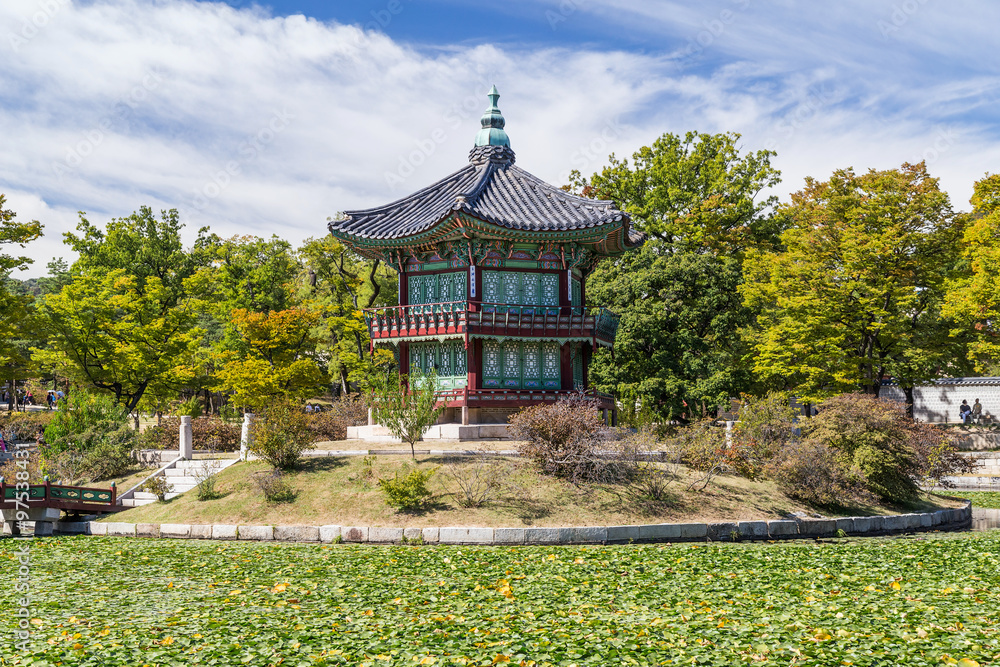 Hwangwonjeong Pagoda in Gyeongbokgung Palace, Seoul, Korea Hwangwonjeong Pagoda in Gyeongbokgung Palace, Seoul, Korea