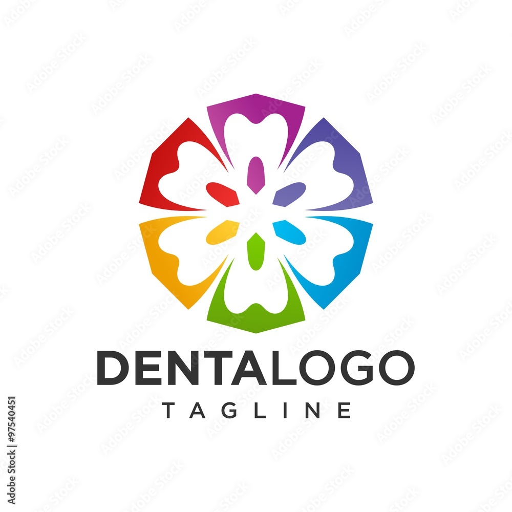 Dental logo vector template
