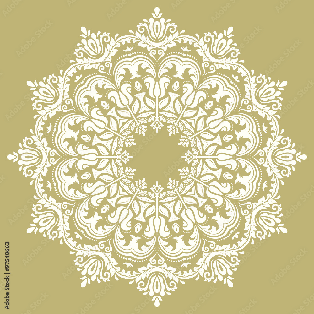 Damask Oriental Pattern Damask Oriental Pattern