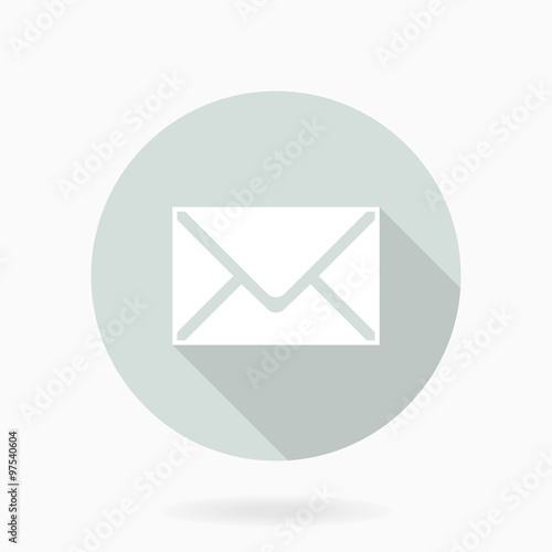 Fine Mail Flat Icon © Fine Art Studio