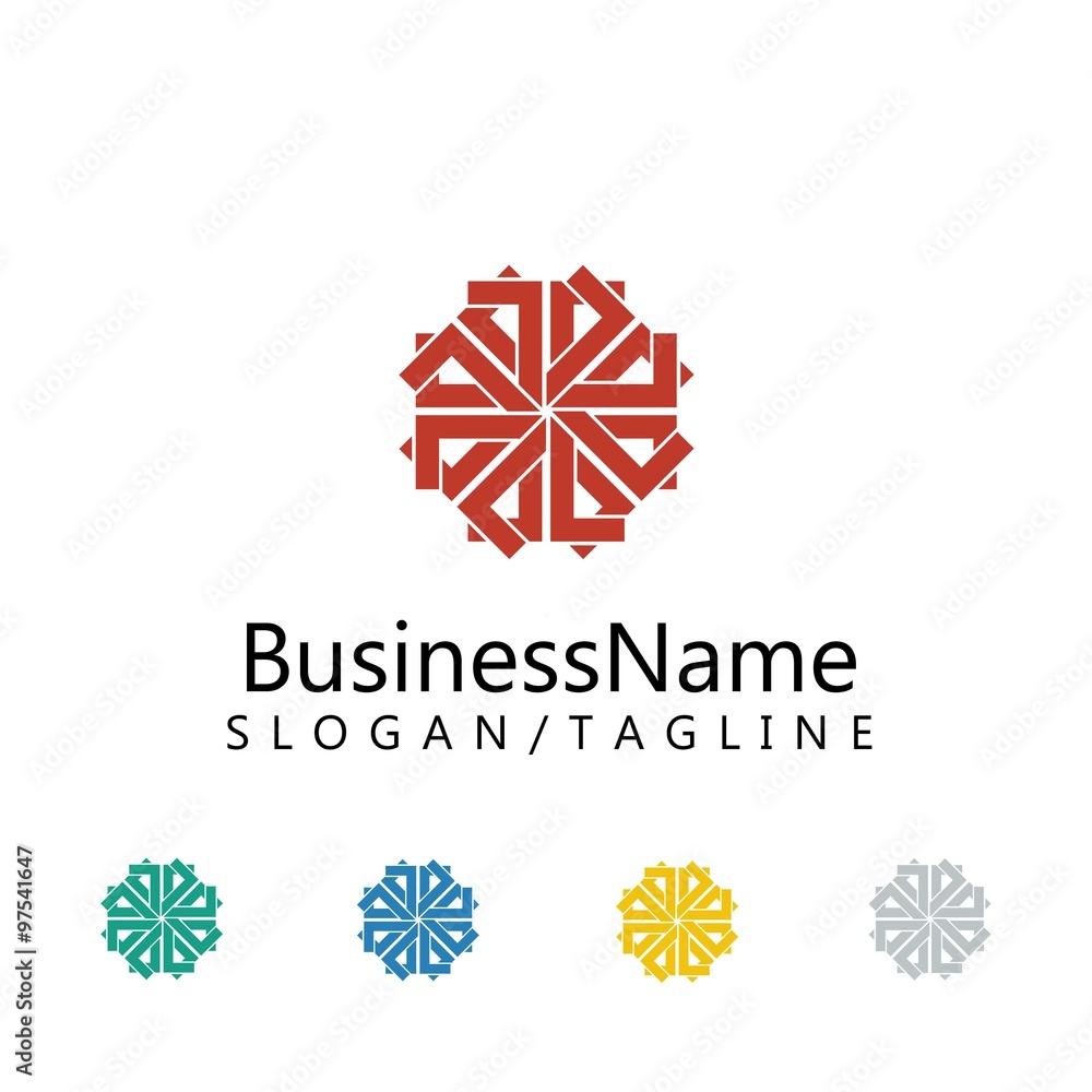 Square vector logo icon Square vector logo icon