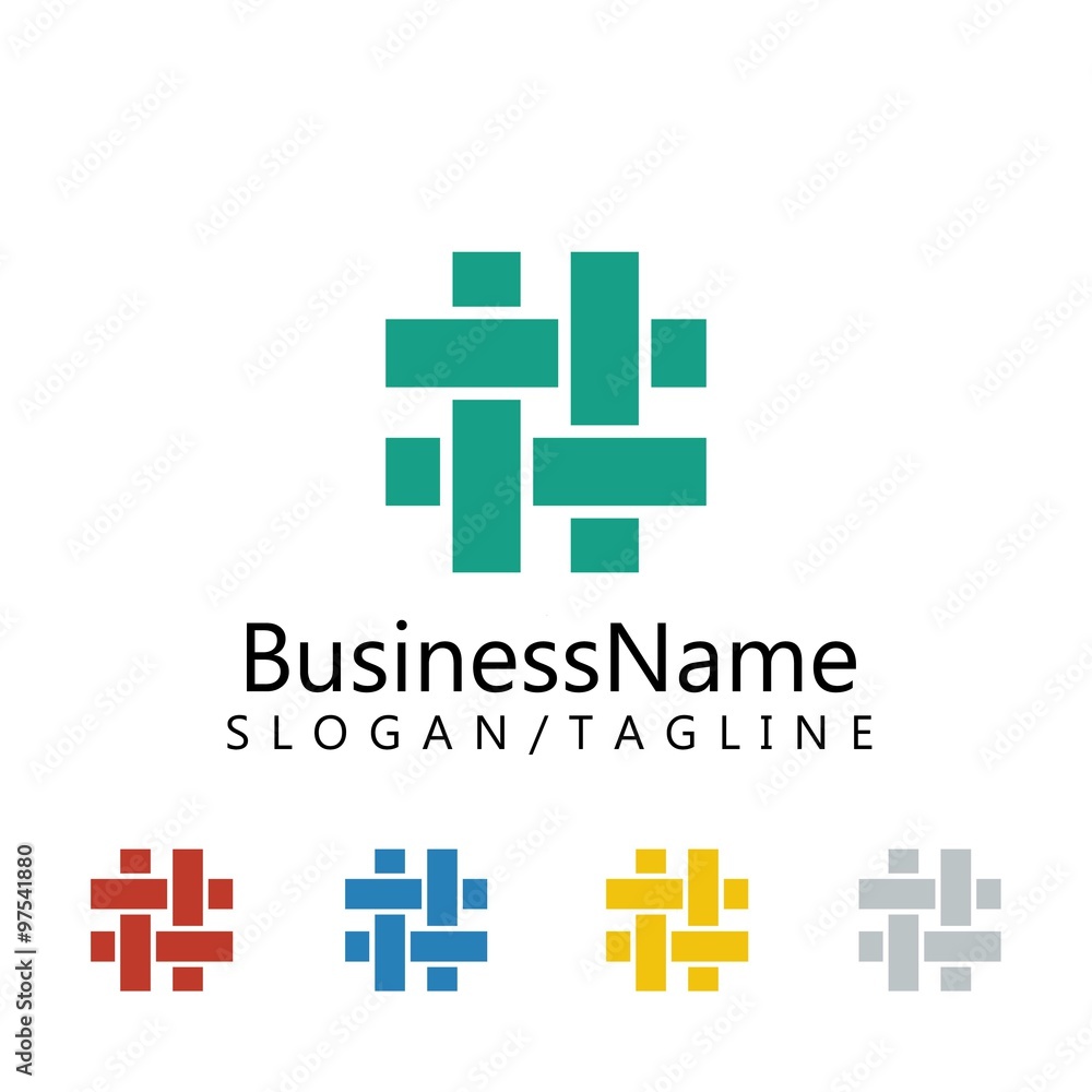Square vector logo icon Square vector logo icon