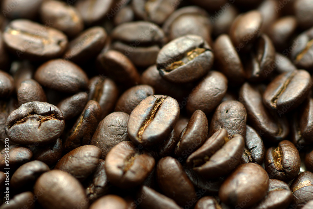 Fototapeta premium roasted coffee beans