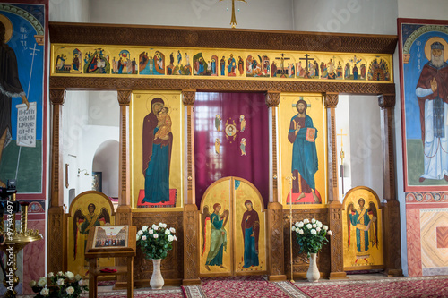 Iconostasis in the Cathedral of the Transfiguration of the Saviour