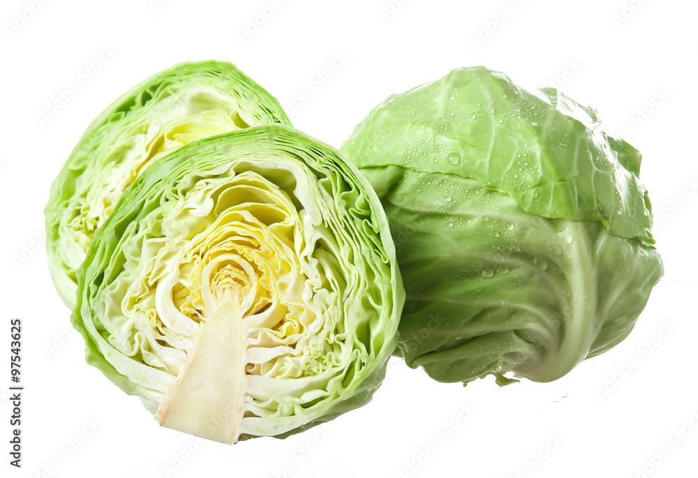 Fototapeta premium Cabbage isolated on white background