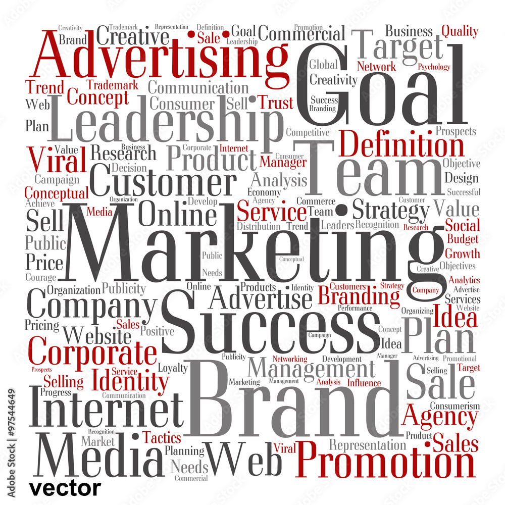 Vector conceptual business leadership word cloud Vector conceptual business leadership word cloud