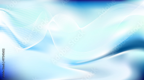 abstract blue background wawe layout design