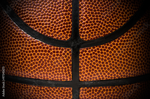close up of a basketball ball © Freer