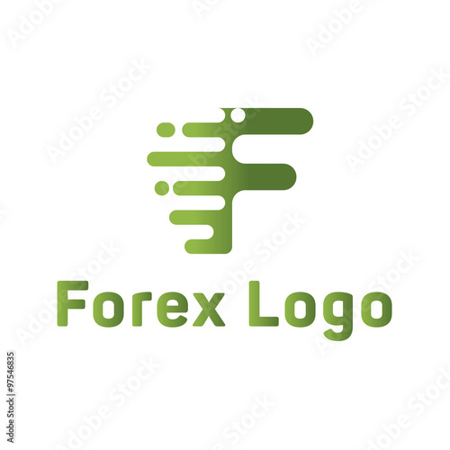 Abstract for forex f letter companies trending flat style