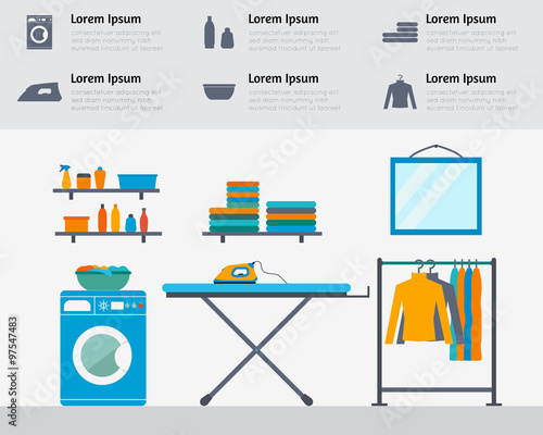 Laundry room with washing machine