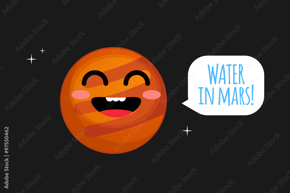 Mars vector illustration Mars vector illustration