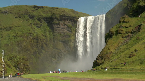 skogafoss waterfall in iceland