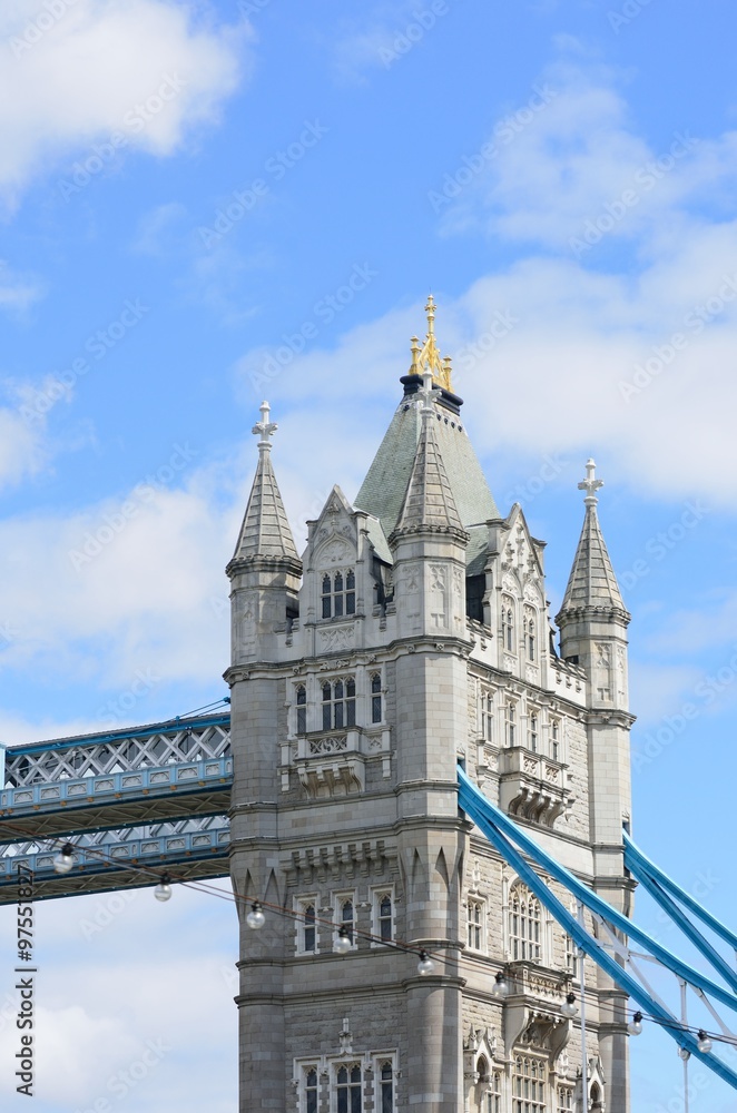 Detail of Tower Bridge London