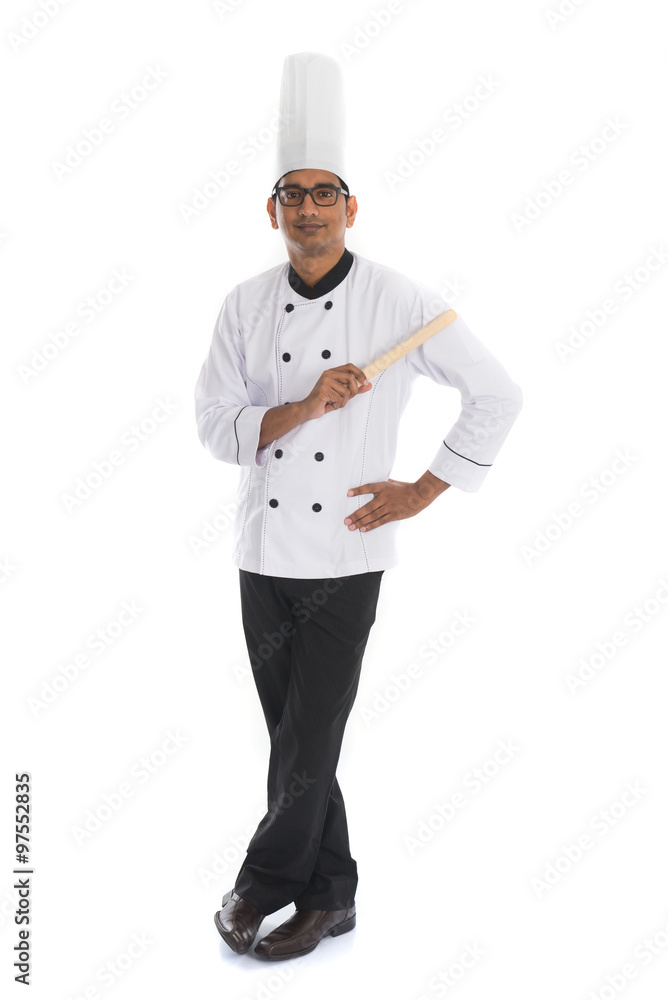 indian male chef