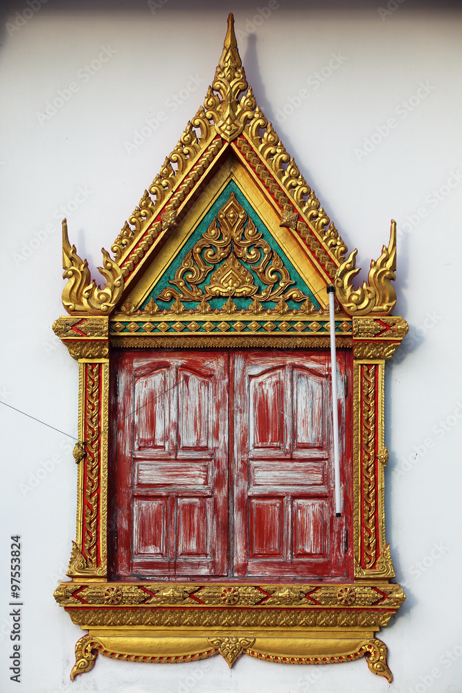 thai style temple window
