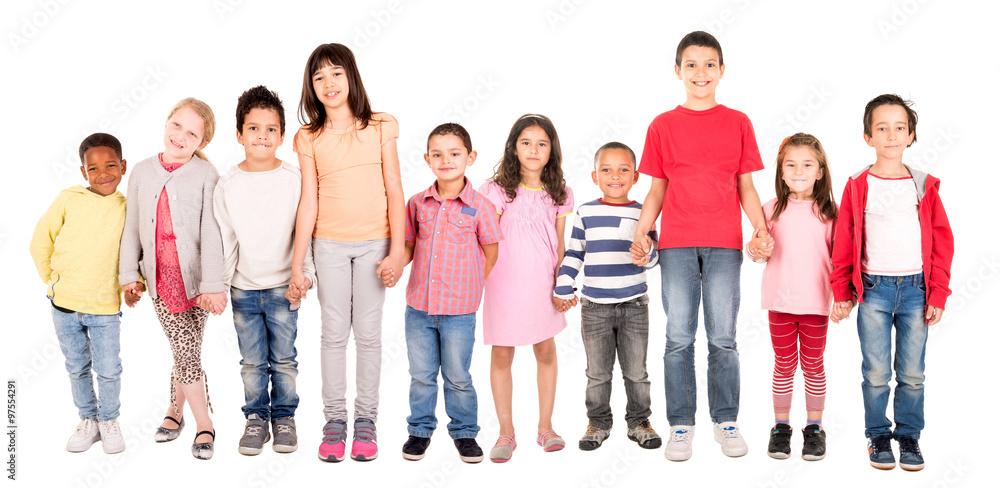 Fototapeta premium Children's group