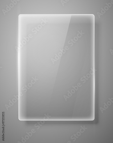 Glass framework Vector illustration. photo