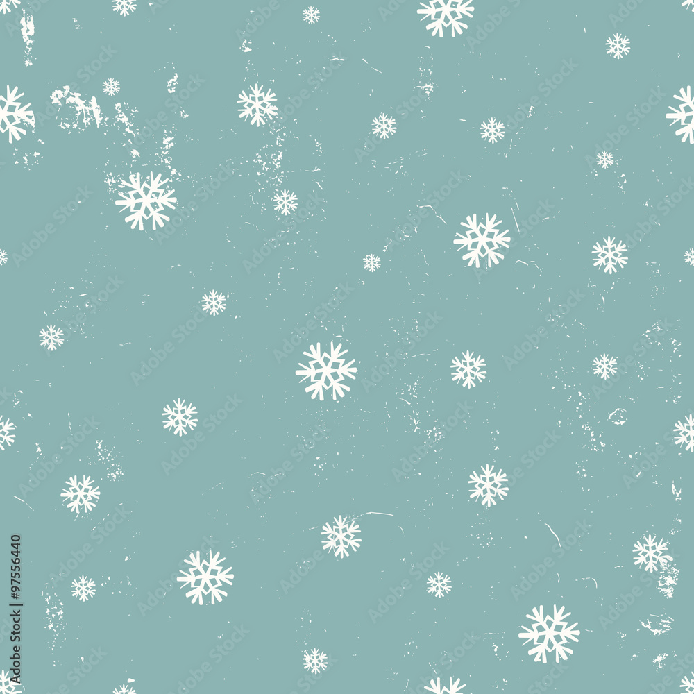 Snowflakes Seamless Pattern Snowflakes Seamless Pattern