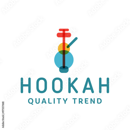 Hookah smoking shisha tobacco brand for your company, a quality logotype