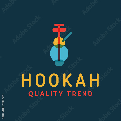 Hookah smoking shisha tobacco brand for your company, a quality logotype