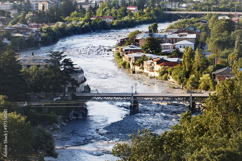 view to Kutaisi Town at Georgia photo