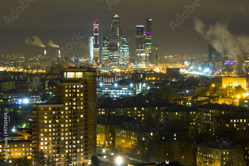 Wallpaper Mural The urban landscape of large cities and their districts Torontodigital.ca