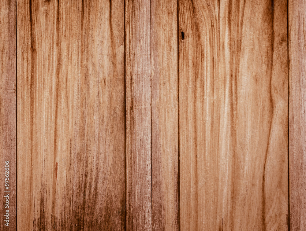 Naklejka premium Wooden wall texture background