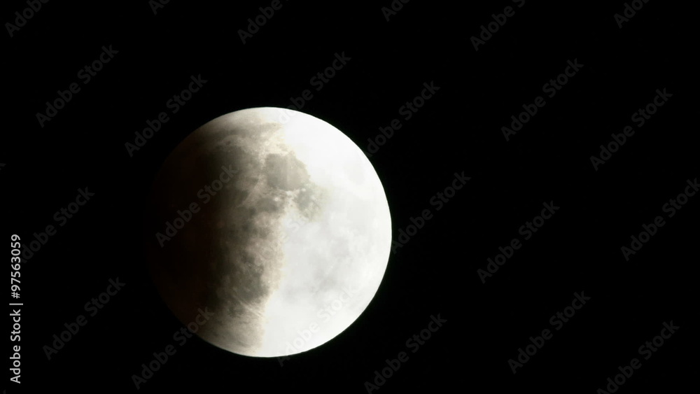 Real Moon Eclipse Timelapse of September 28th, 2015 near Montreal Canada with a few Clouds Real Moon Eclipse Timelapse of September 28th, 2015 near Montreal Canada with a few Clouds