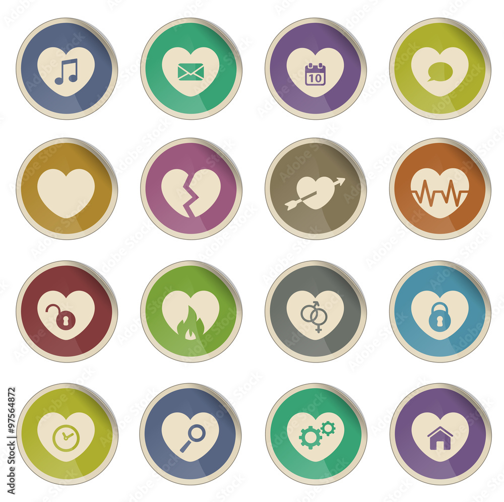 Heart simply icons Heart simply icons