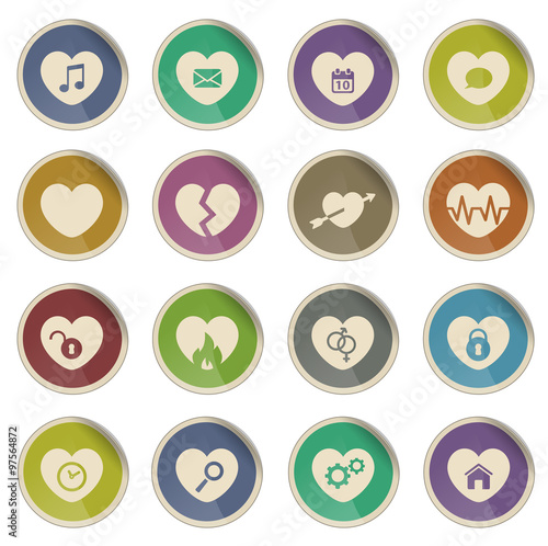 Heart simply icons