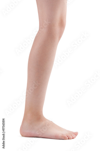 Barefooted human foot © dimedrol68