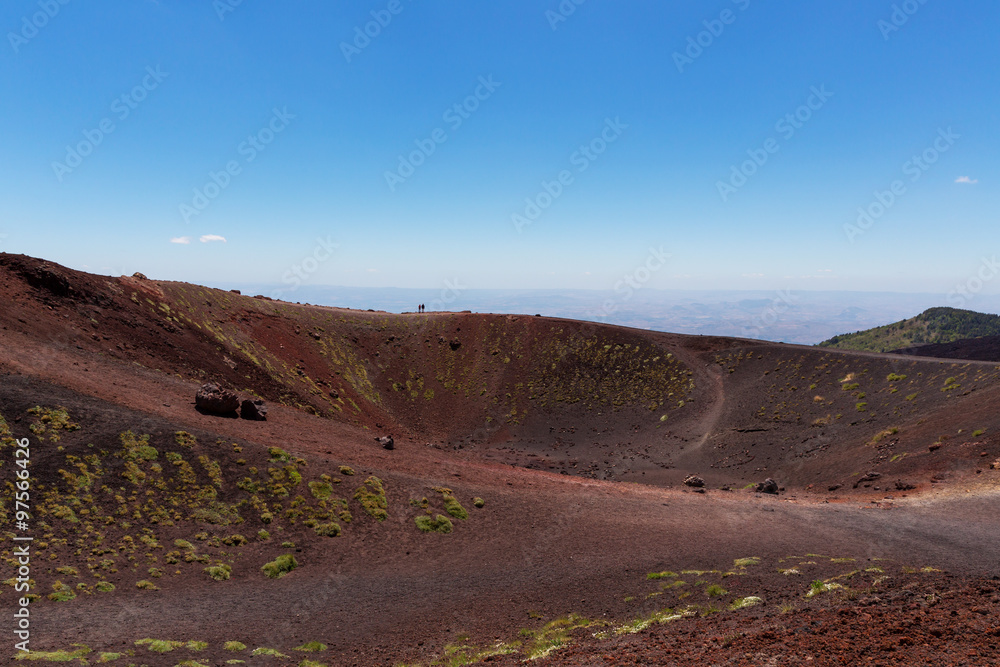 Fototapeta premium Aetna Krater sylvestre