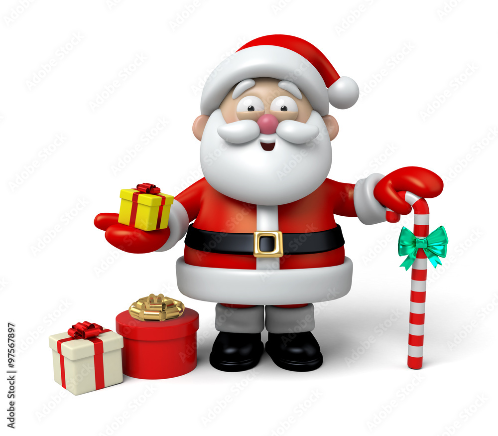 The Santa Claus and a lot of gifts The Santa Claus and a lot of gifts